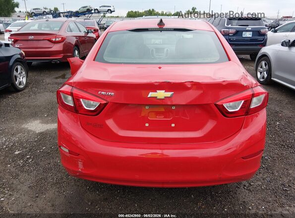 1G1BC5SM2J7240679 2018 CHEVROLET CRUZE Red 