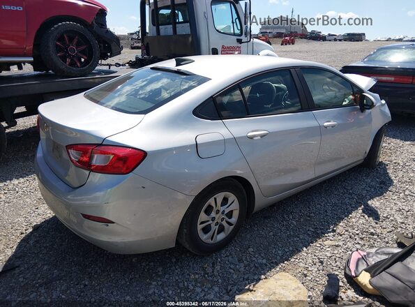 1G1BC5SM2K7122472 2019 CHEVROLET CRUZE Silver Trasero derecho