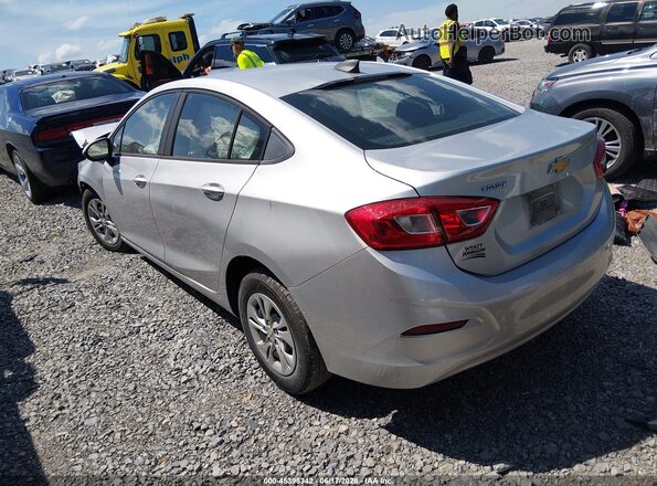1G1BC5SM2K7122472 2019 CHEVROLET CRUZE Silver Trasero izquierdo