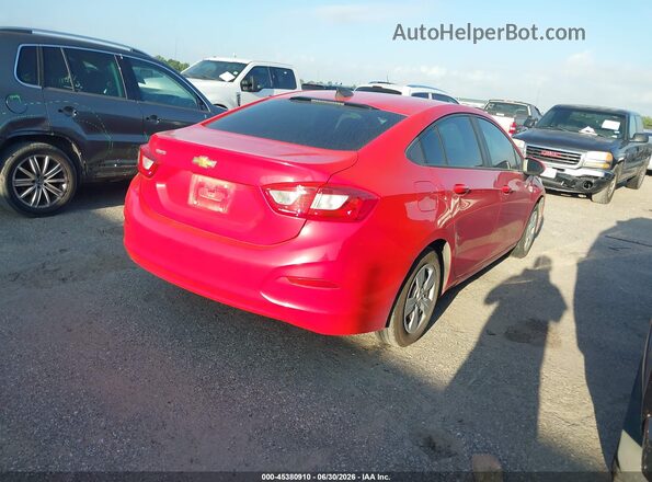 1G1BC5SM3H7185671 2017 CHEVROLET CRUZE Red Tył prawy