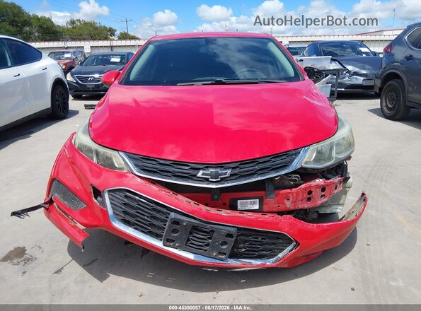 1G1BC5SM4G7287348 2016 CHEVROLET CRUZE Red Սարքավորումների վահանակի տեսք