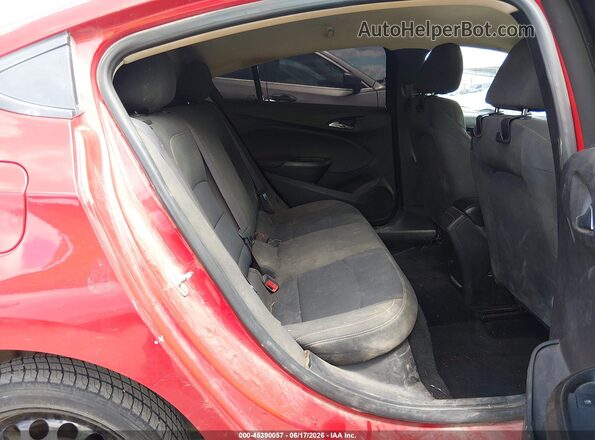 1G1BC5SM4G7287348 2016 CHEVROLET CRUZE Red VIN կոդի պիտակի տեսք