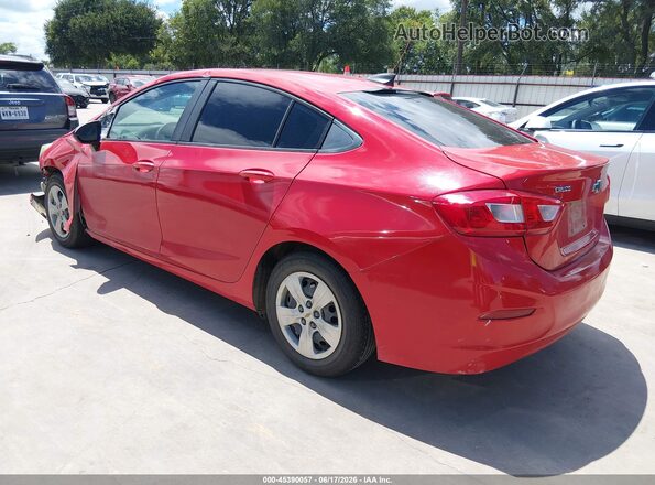 1G1BC5SM4G7287348 2016 CHEVROLET CRUZE Red Հետևի ձախ
