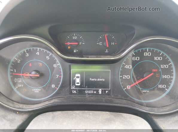 1G1BC5SM4G7287348 2016 CHEVROLET CRUZE Red Հետևի նստատեղերի տեսք