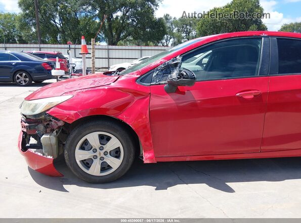 1G1BC5SM4G7287348 2016 CHEVROLET CRUZE Red Դիմացի տեսք