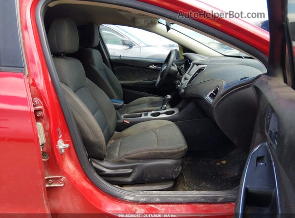 1G1BC5SM4G7287348 2016 CHEVROLET CRUZE Red Սալոնի դիմացի տեսք