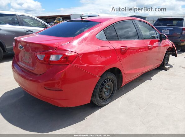 1G1BC5SM4G7287348 2016 CHEVROLET CRUZE Red Հետևի աջ