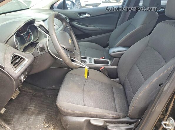 1G1BC5SM4H7112910 2017 CHEVROLET CRUZE Black Widok wnętrza z przodu