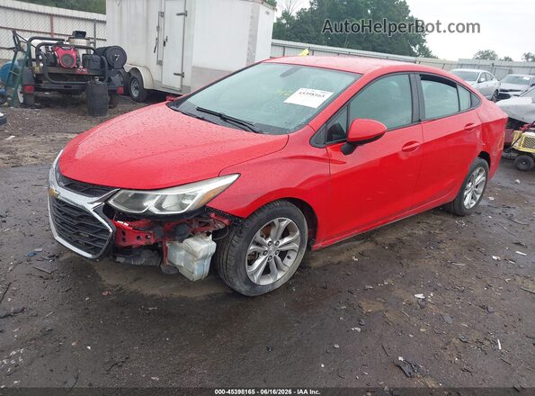 1G1BC5SM4K7142058 2019 CHEVROLET CRUZE Red Vista tres cuartos delantera izquierda