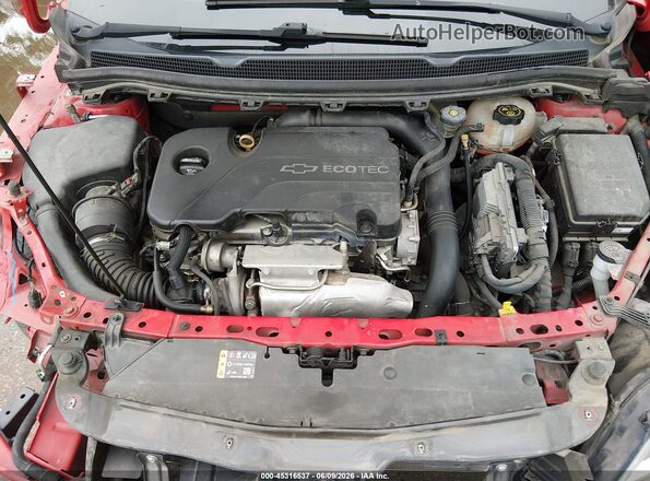 1G1BC5SM5J7125915 2018 CHEVROLET CRUZE Red უკანა ხედი