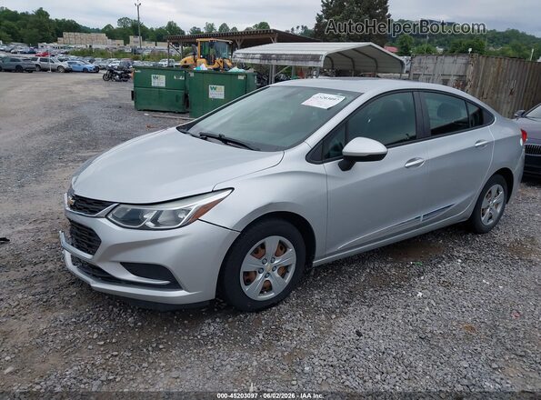 1G1BC5SM5J7141225 2018 CHEVROLET CRUZE Silver Front left
