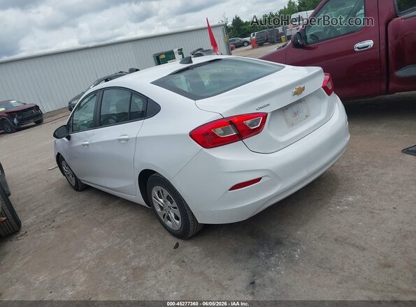 1G1BC5SM5K7100708 2019 CHEVROLET CRUZE Белый Задняя левая четверть