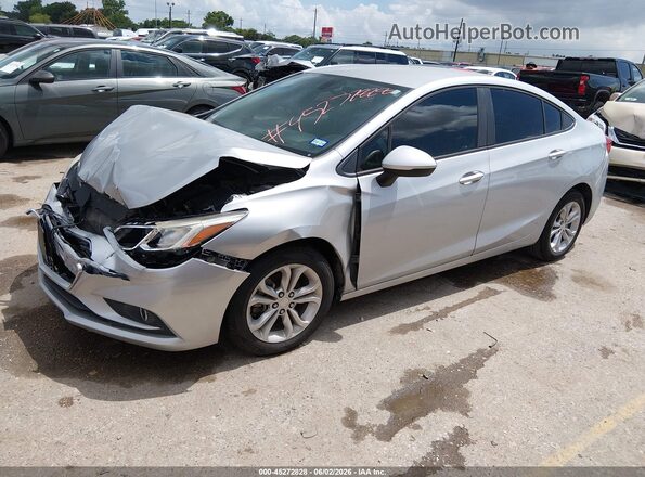1G1BC5SM5K7123096 2019 CHEVROLET CRUZE Silver Przód lewy