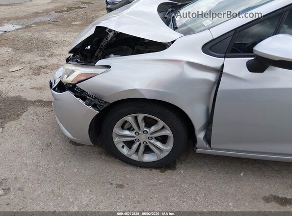 1G1BC5SM5K7123096 2019 CHEVROLET CRUZE Silver Widok z przodu
