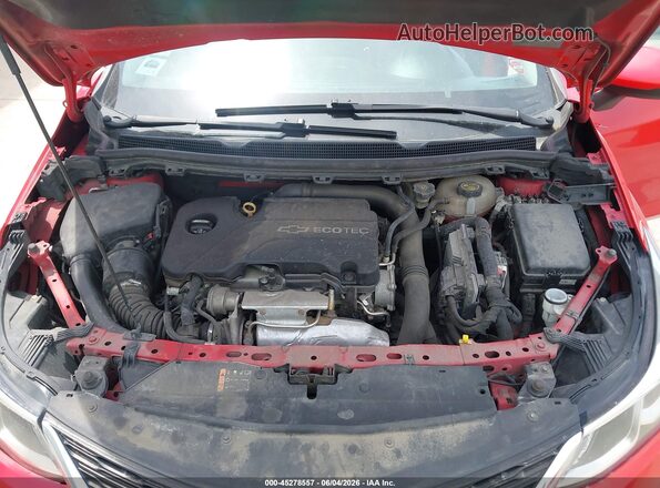 1G1BC5SM6G7255243 2016 CHEVROLET CRUZE Red Вид ззаду