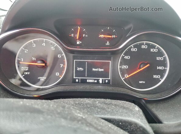 1G1BC5SM6K7123351 2019 CHEVROLET CRUZE White Widok zestawu wskaźników