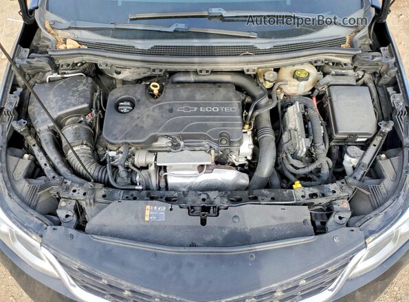 1G1BC5SM7G7245465 2016 CHEVROLET CRUZE Black უკანა სალონის ხედი