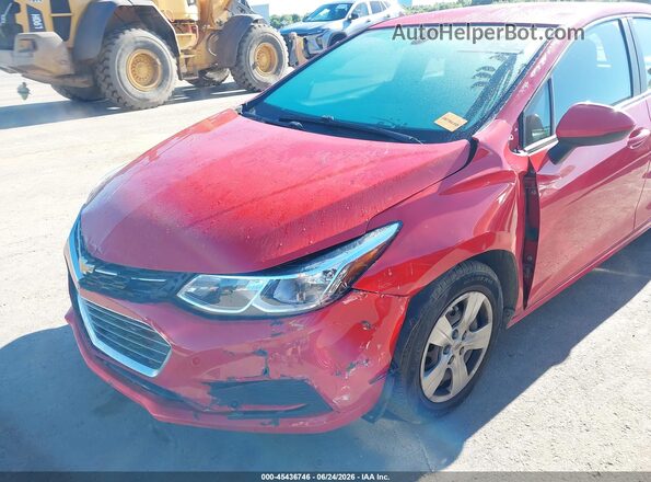 1G1BC5SM7J7106685 2018 CHEVROLET CRUZE Red წინა ხედი
