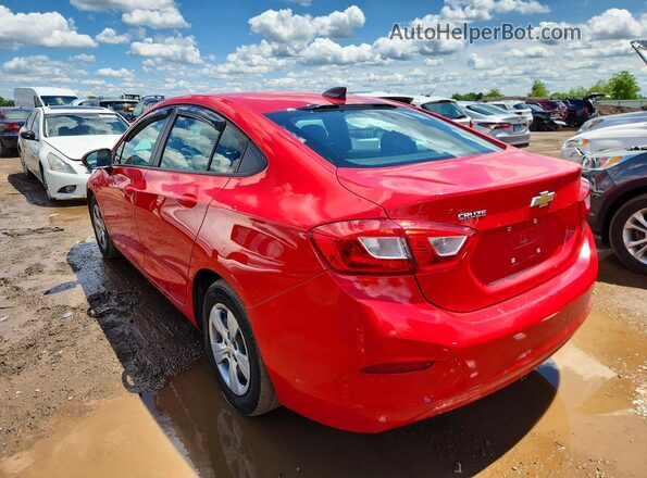 1G1BC5SM7J7149844 2018 CHEVROLET CRUZE Red უკანა მარცხენა