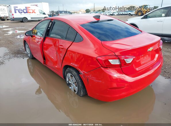 1G1BC5SM9J7180237 2018 CHEVROLET CRUZE Red უკანა მარცხენა
