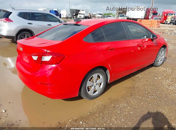 1G1BC5SM9J7180237 2018 CHEVROLET CRUZE Red უკანა მარჯვენა
