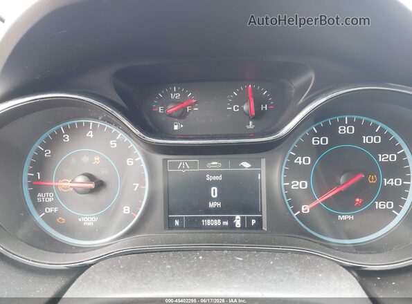 1G1BC5SM9J7180237 2018 CHEVROLET CRUZE Red უკანა სავარძლების ხედი