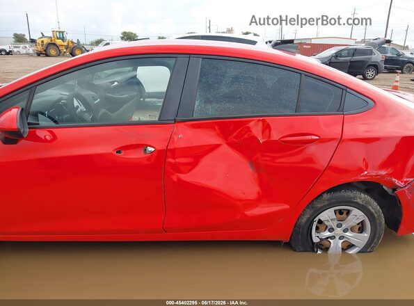 1G1BC5SM9J7180237 2018 CHEVROLET CRUZE Red წინა ხედი