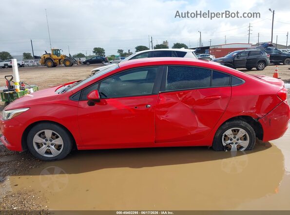 1G1BC5SM9J7180237 2018 CHEVROLET CRUZE Red სალონის 360-გრადუსიანი ხედი
