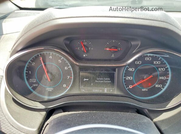 1G1BC5SM9J7218646 2018 CHEVROLET CRUZE Silver Widok zestawu wskaźników