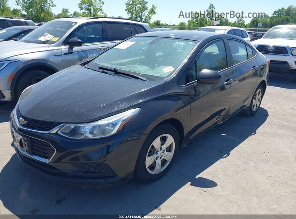 1G1BC5SMXG7255181 2016 CHEVROLET CRUZE Black Front left