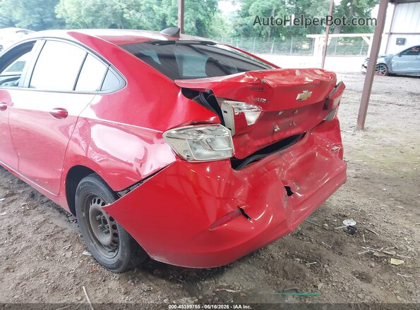 1G1BC5SMXH7256672 2017 CHEVROLET CRUZE Красный Вид спереди