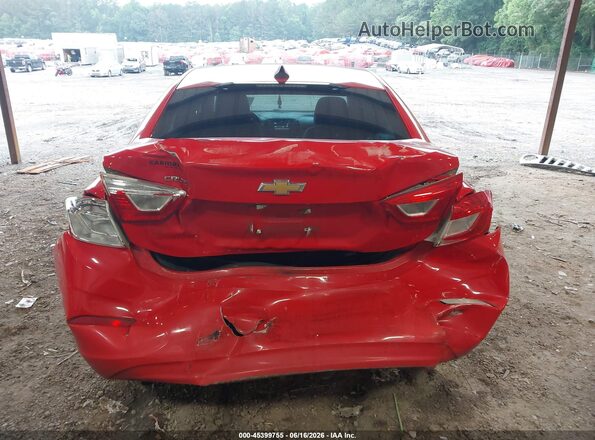 1G1BC5SMXH7256672 2017 CHEVROLET CRUZE Красный 