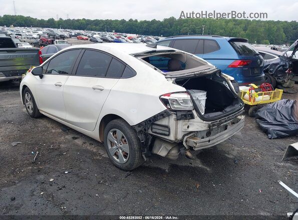 1G1BC5SMXJ7119012 2018 CHEVROLET CRUZE Белый Задняя левая четверть