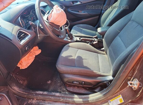 1G1BD5SM5J7164064 2018 CHEVROLET CRUZE Black Вид салону спереду