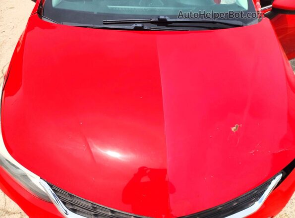 1G1BE5SM0H7155375 2017 CHEVROLET CRUZE Red Սալոնի հետևի տեսք