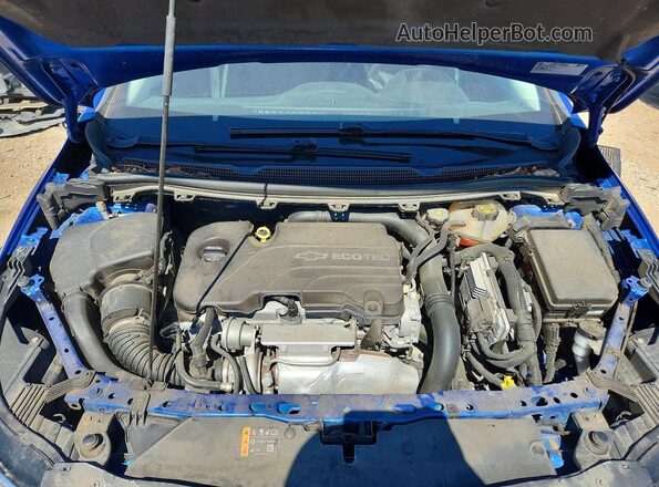 1G1BE5SM1H7278148 2017 CHEVROLET CRUZE Blue უკანა სალონის ხედი