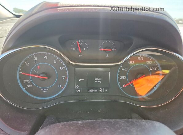 1G1BE5SM1H7278148 2017 CHEVROLET CRUZE Blue ხელსაწყოთა პანელის ხედი