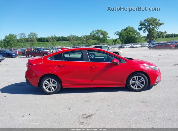 1G1BE5SM2H7119364 2017 CHEVROLET CRUZE Red Rear interior view