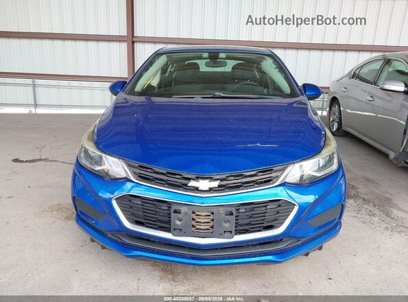 1G1BE5SM2J7217140 2018 CHEVROLET CRUZE Blue Սարքավորումների վահանակի տեսք