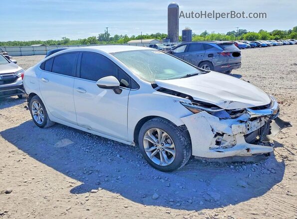 1G1BE5SM2K7146801 2019 CHEVROLET CRUZE Белый Передняя правая четверть