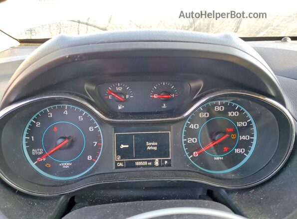 1G1BE5SM3H7182960 2017 CHEVROLET CRUZE Черный Вид щитка приборов