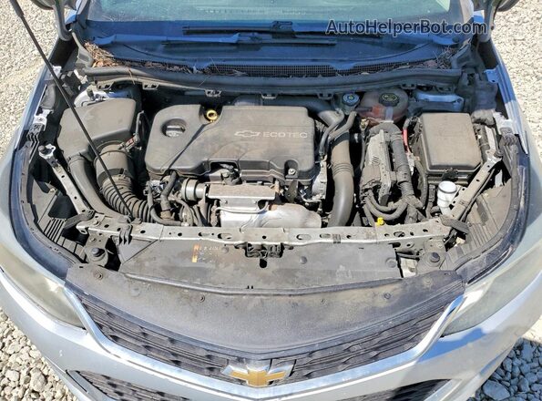 1G1BE5SM4G7307947 2016 CHEVROLET CRUZE Серебряный Вид задней части салона