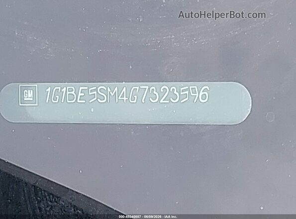 1G1BE5SM4G7323596 2016 CHEVROLET CRUZE Black 