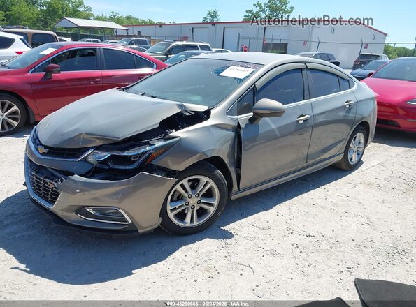 1G1BE5SM4H7140751 2017 CHEVROLET CRUZE Silver Առջևի ձախ երեք քառորդ տեսարան