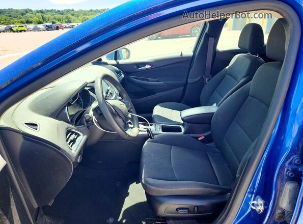 1G1BE5SM4H7205873 2017 CHEVROLET CRUZE Blue წინა სალონის ხედი