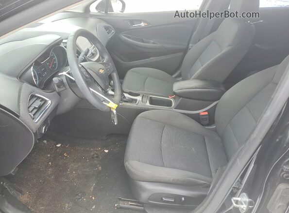 1G1BE5SM5H7130357 2017 CHEVROLET CRUZE Black წინა სალონის ხედი
