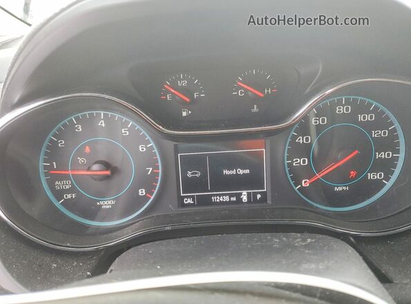 1G1BE5SM5H7130357 2017 CHEVROLET CRUZE Black ხელსაწყოთა პანელის ხედი