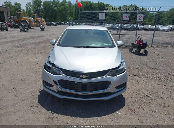 1G1BE5SM5H7210306 2017 CHEVROLET CRUZE Silver Instrument cluster view