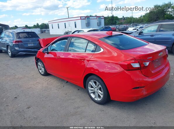 1G1BE5SM6K7117575 2019 CHEVROLET CRUZE Red Trasero izquierdo