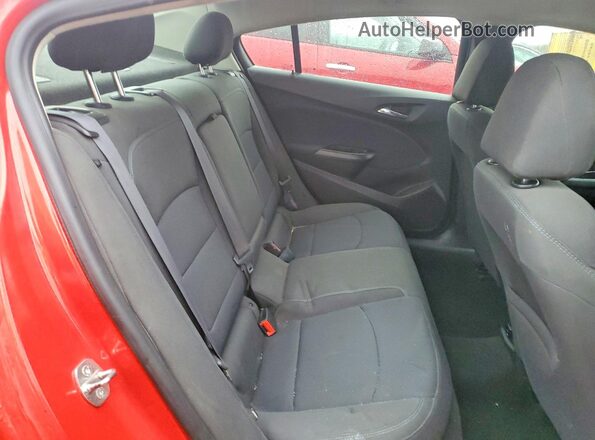 1G1BE5SM7H7215961 2017 CHEVROLET CRUZE Red Rear seats view